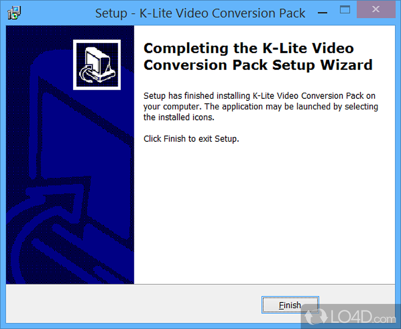 K-Lite Video Conversion Pack: User interface - Screenshot of K-Lite Video Conversion Pack