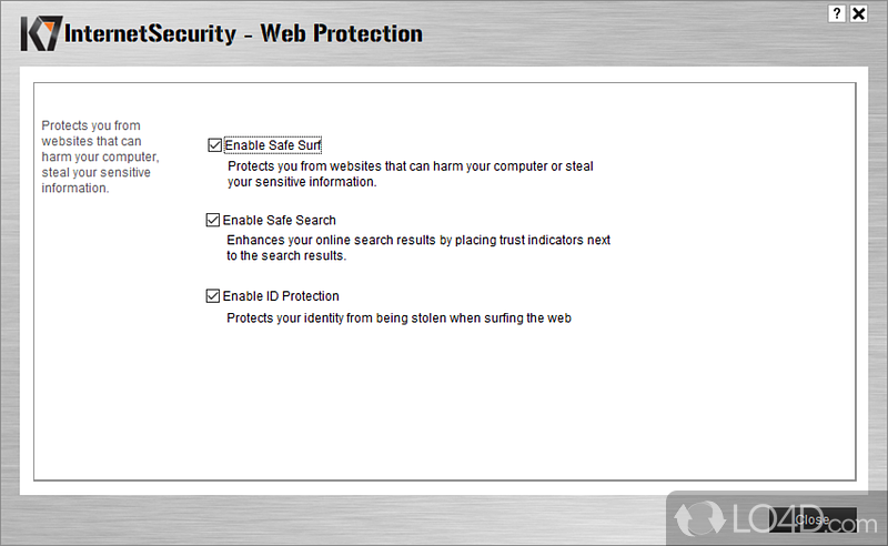K7 Anti-Virus Premium - Screenshot of K7 Total Security