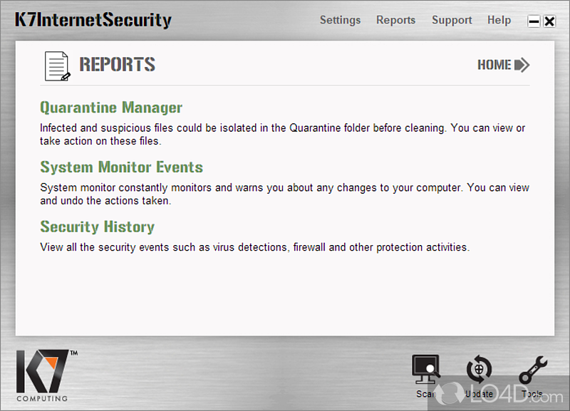 K7 Total Security: Anti-virus - Screenshot of K7 Total Security