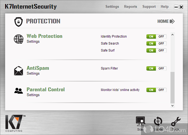 k7 total security setup