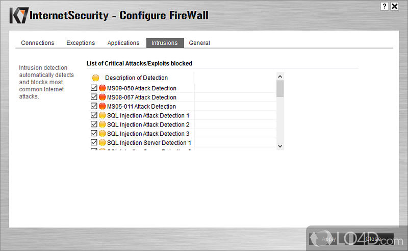 K7 Total Security: Automatic updates - Screenshot of K7 Total Security