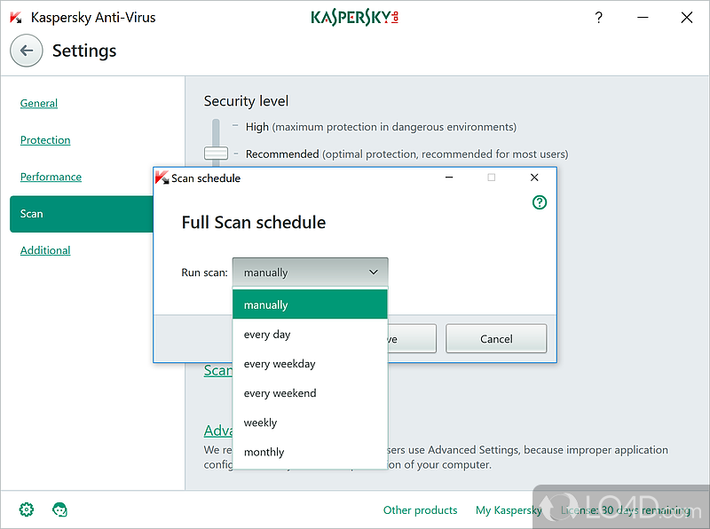 Kaspersky Anti-Virus screenshot