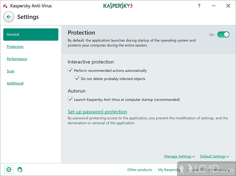 Kaspersky Anti-Virus screenshot