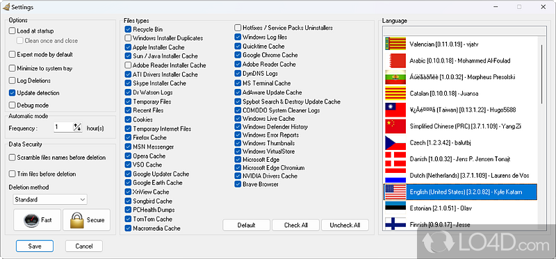 Run a simulation to check for any issues - Screenshot of KCleaner