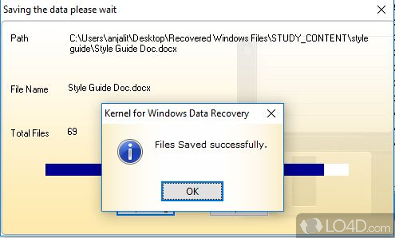 Kernel for Windows Data Recovery screenshot