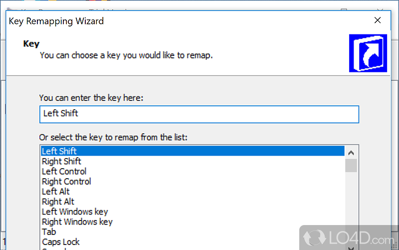 Remap any button on your keyboard - Screenshot of Key Remapper