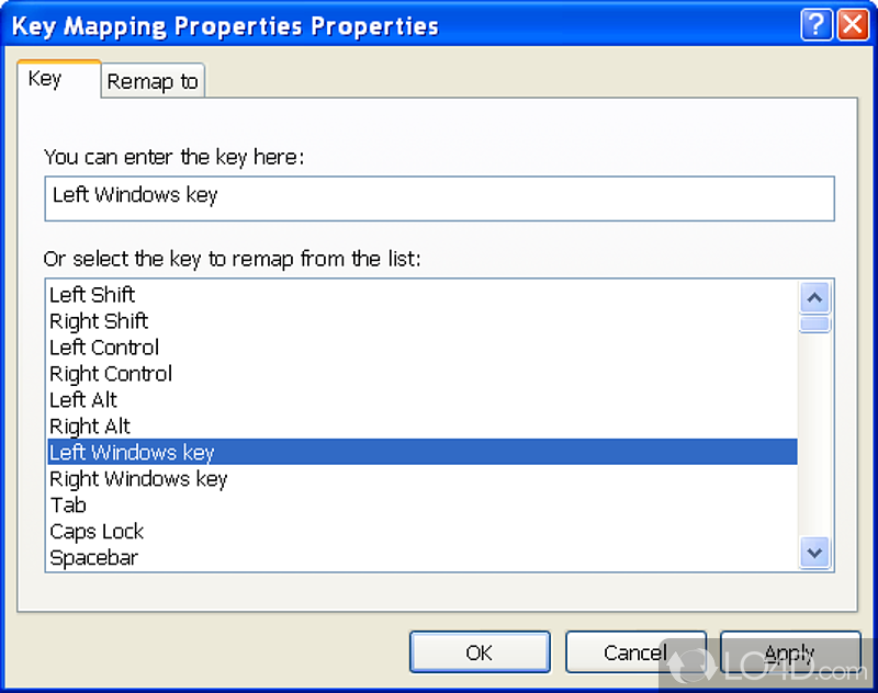 remap keyboard utility