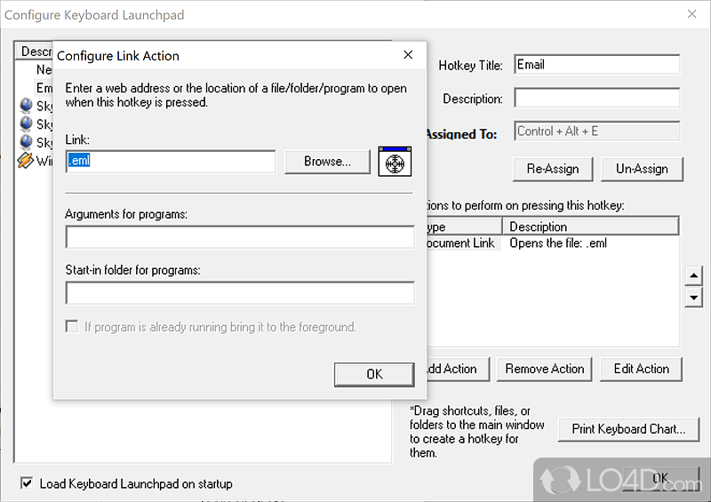 Keyboard LaunchPad screenshot