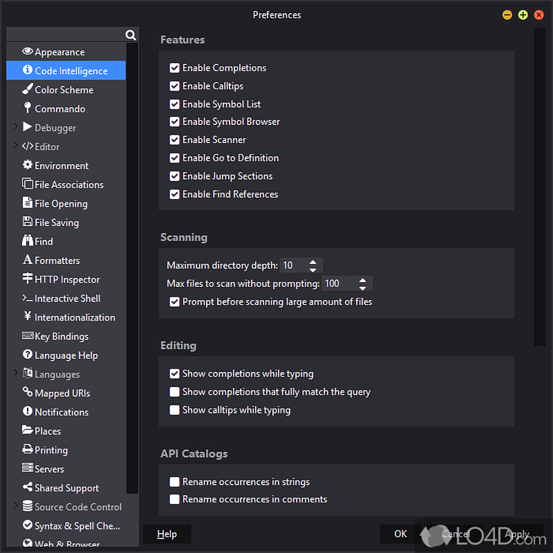Komodo Edit: New Developer SDK - Screenshot of Komodo Edit