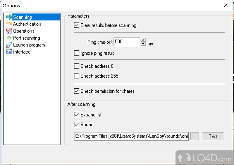 Thoroughly analyze computers on a local network - Screenshot of LanSpy