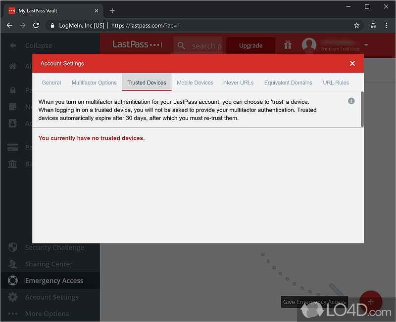 LastPass: Password manager - Screenshot of LastPass