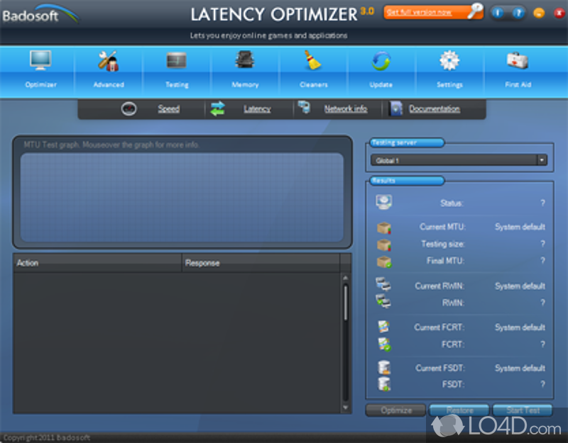 Fix lag, speed up Internet for Windows PC & lower your ping - Screenshot of Latency Optimizer