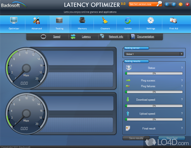 Boost games & applications - Screenshot of Latency Optimizer