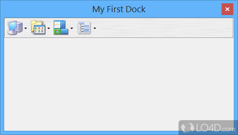 Access important files, folders and programs through customizable docks or by using hotkeys set in this software solution - Screenshot of LaunchBar Commander