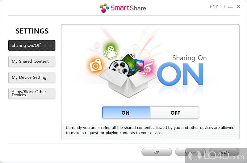 LG Smart Share: LG SmartShare - Screenshot of LG Smart Share