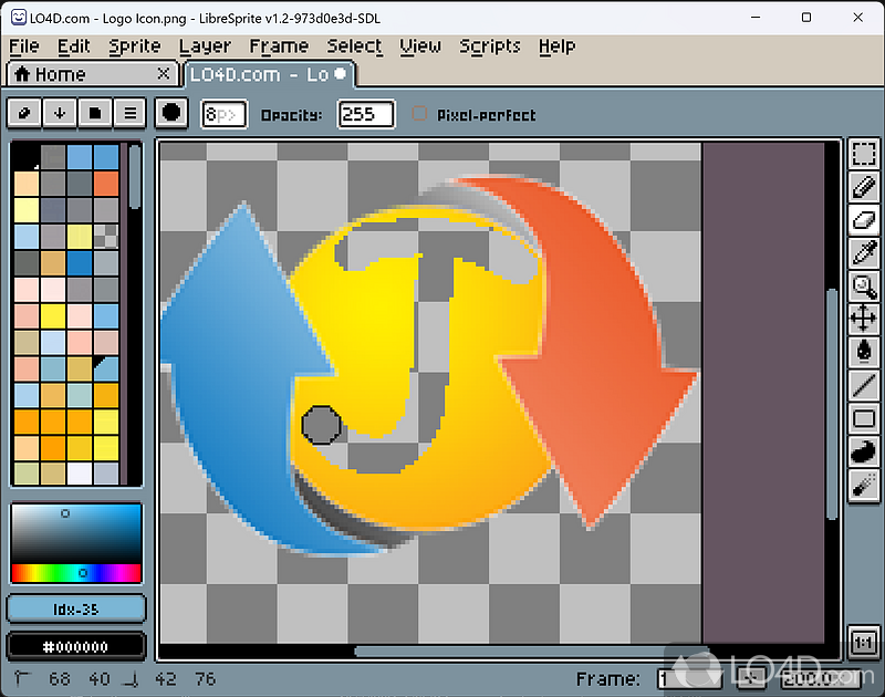 LibreSprite screenshot