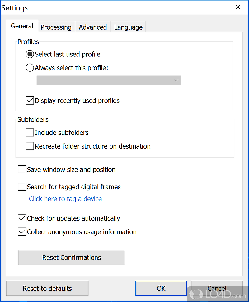 Basic image viewer - Screenshot of Light Image Resizer