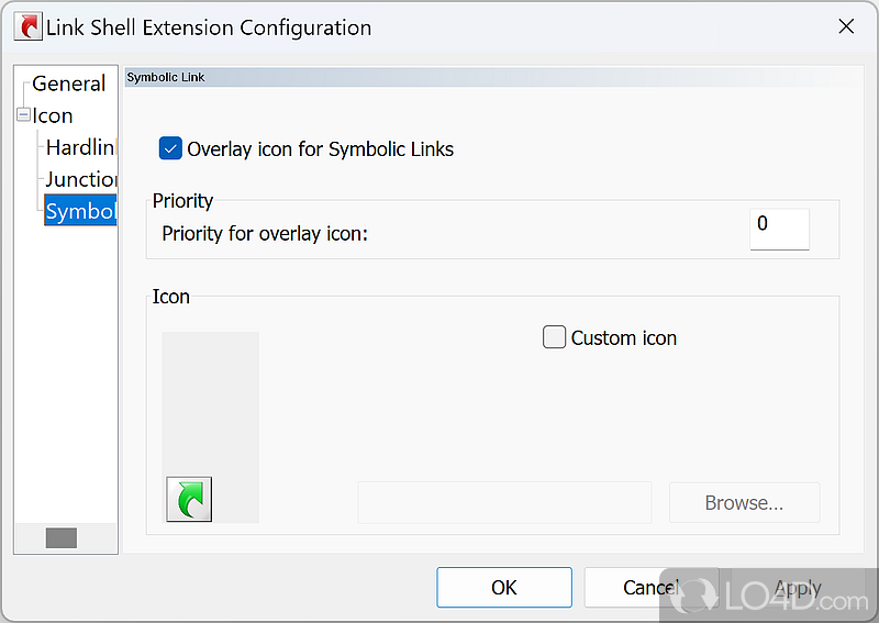 Create symbolic and hard links on a NTFS Windows filesystem - Screenshot of Link Shell Extension