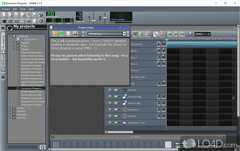 Linux Multimedia Studio screenshot