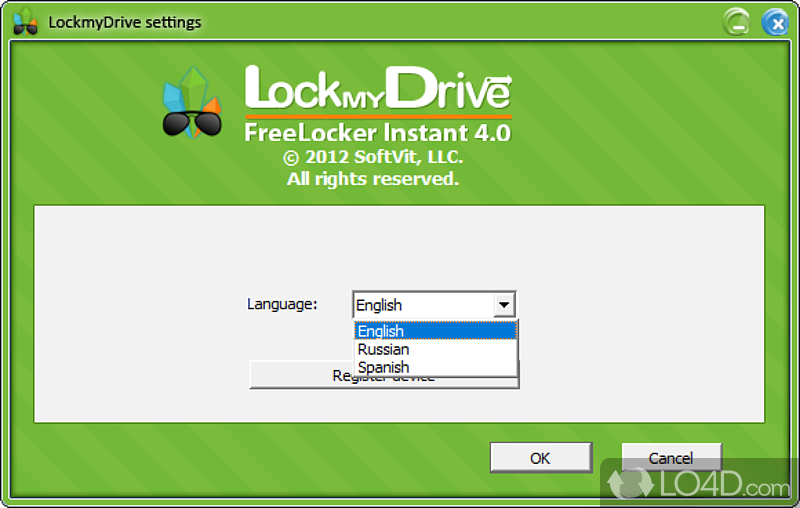Lockmydrive FreeLocker: LockmyDrive - Screenshot of Lockmydrive FreeLocker