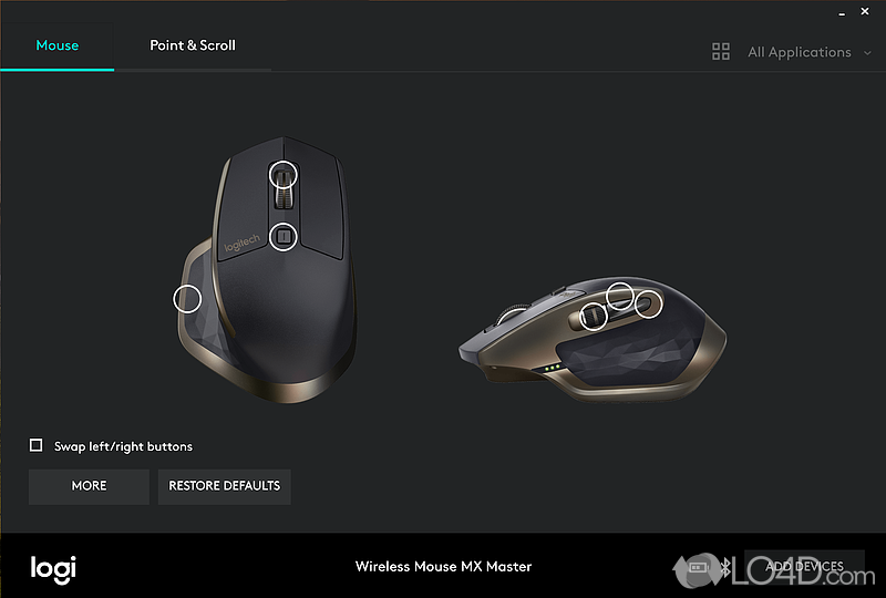 logitech options for m1