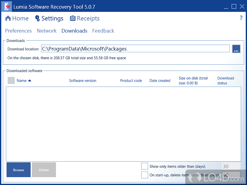 A handy app for quickly fixing Nokia mobiles’ software glitches - Screenshot of Lumia Software Recovery Tool