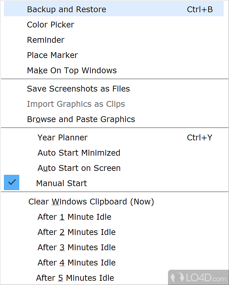 Multi Clipboard and Screen Capture for Windows - Screenshot of M8 Free Multi Clipboard