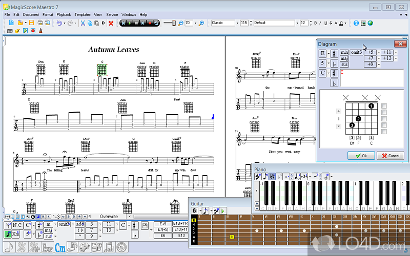 Music notation software for professionals and music composers - Screenshot of MagicScore Maestro