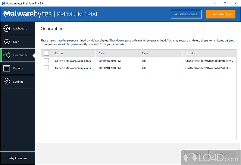 Malwarebytes Chameleon screenshot