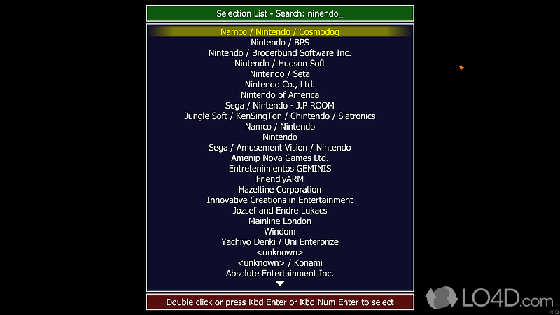 Arcade simulator supporting a plethora of ROMs - Screenshot of MAME