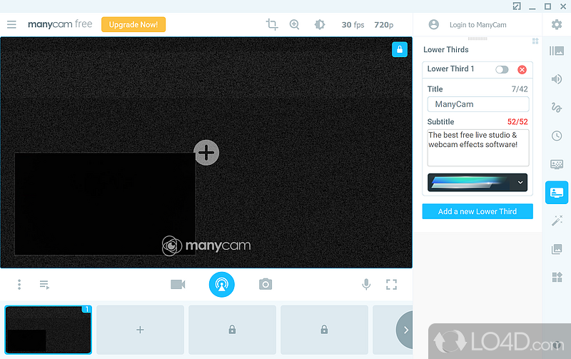 ManyCam: Watermark - Screenshot of ManyCam