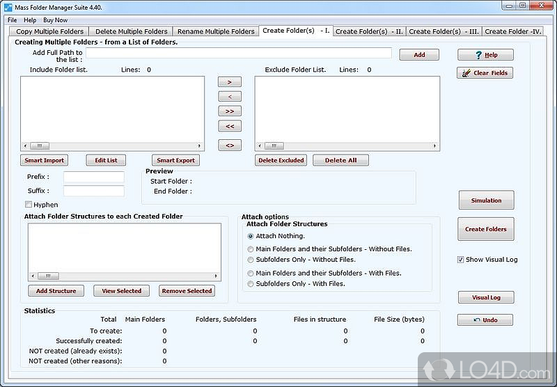 Mass Folder Manager Suite screenshot