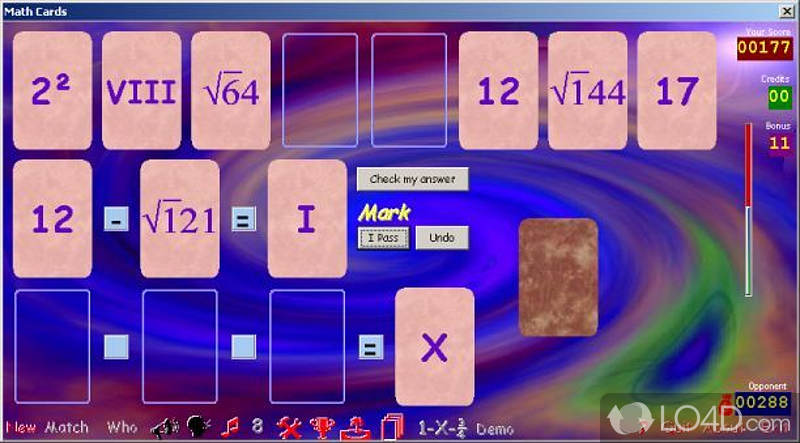 MathCards screenshot