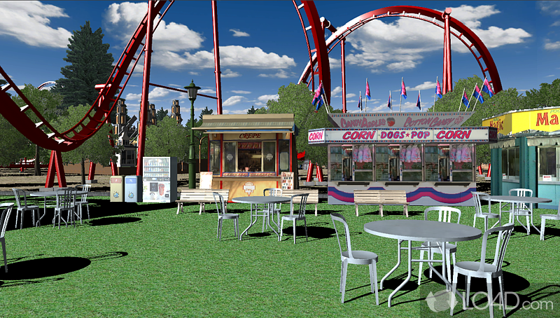 Build a theme park - Screenshot of Maximum Roller Coaster