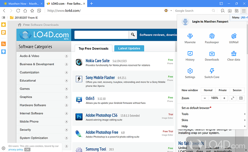 maxthon browser32 bit