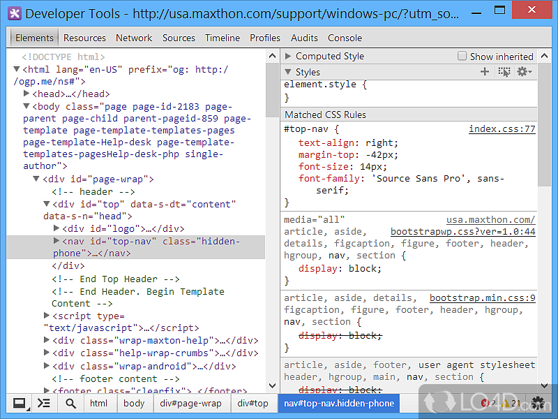 Translation, mouse gestures and other handy features - Screenshot of Maxthon Cloud Browser