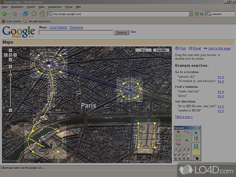 Multiple measurement instruments - Screenshot of MB-Ruler