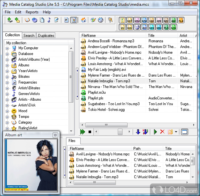 Catalog and classify media collection easily - Screenshot of Media Catalog Studio Lite
