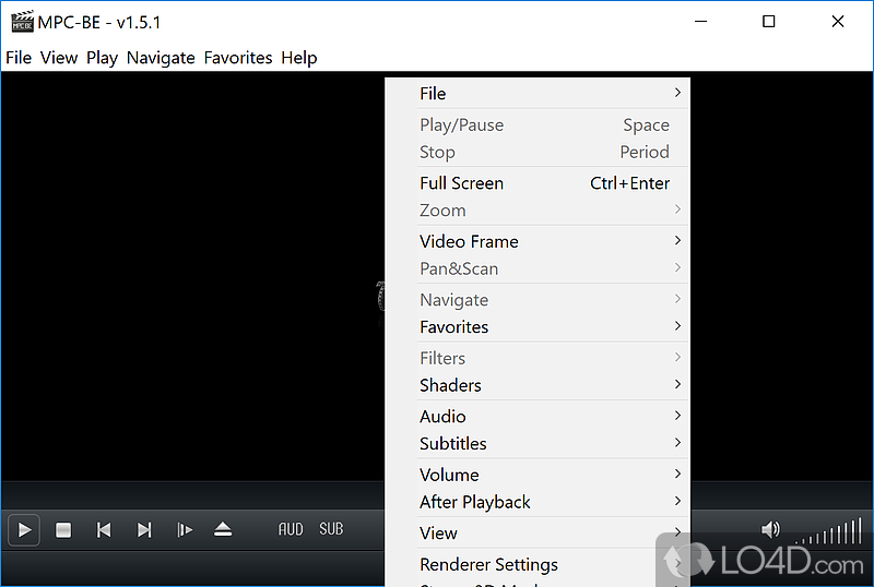 Unquestionably one of the best do-it-all media players - Screenshot of Media Player Classic - Black Edition
