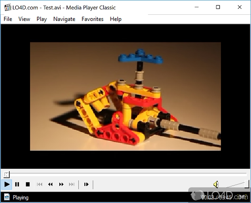 View movies and other video files - Screenshot of Media Player Classic