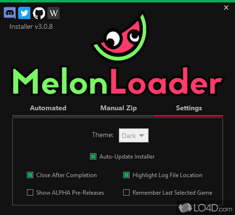 Own set of modifications - Screenshot of MelonLoader