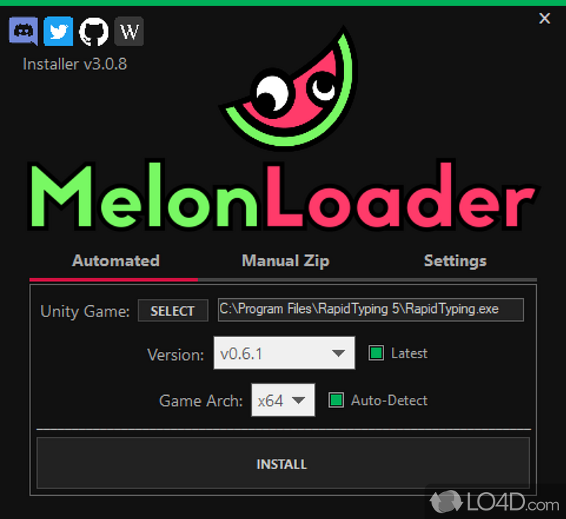 Universal mod loader for Unity games - Screenshot of MelonLoader