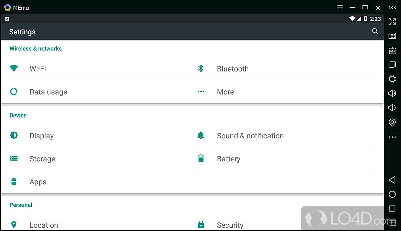 Play Android on Windows - Screenshot of MEmu