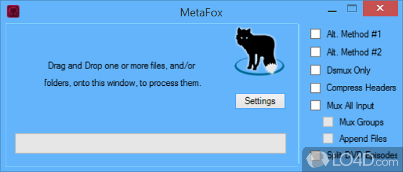 Video converter designed especially for MKV files - Screenshot of MetaFox