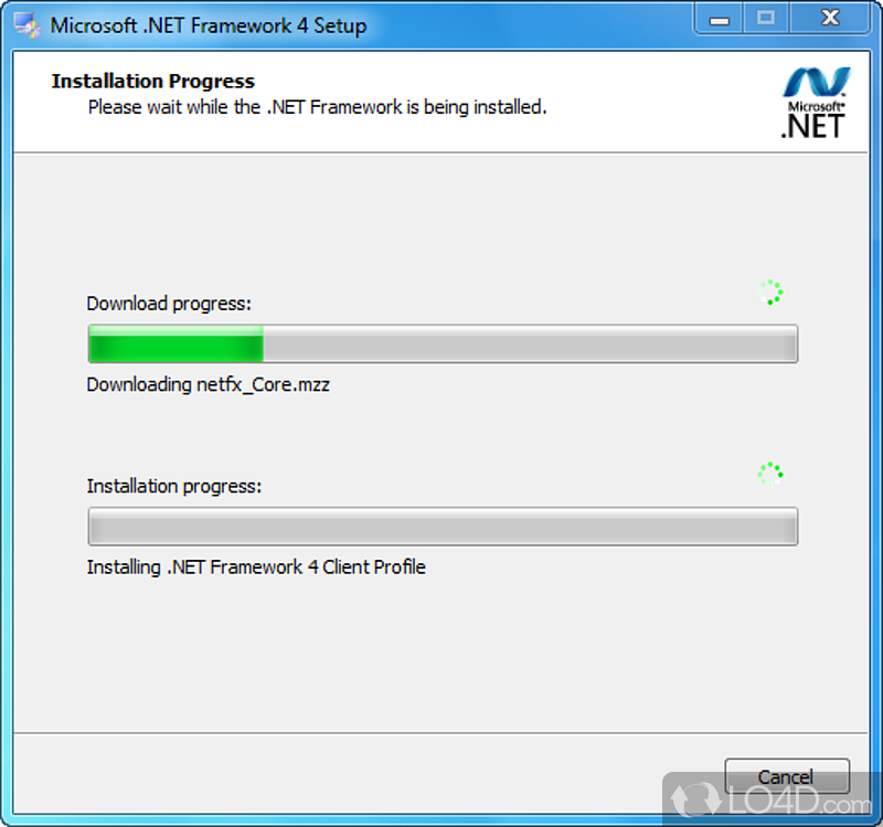 Microsoft's programming infrastructure for developing - Screenshot of Microsoft .NET Framework 5