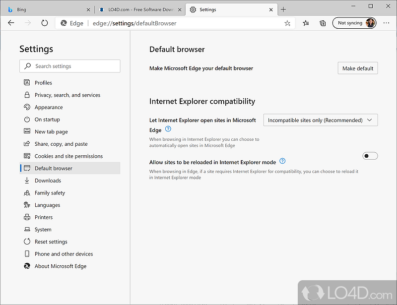 Feels fast, and RAM usage is similar or lower than Chrome’s - Screenshot of Microsoft Edge