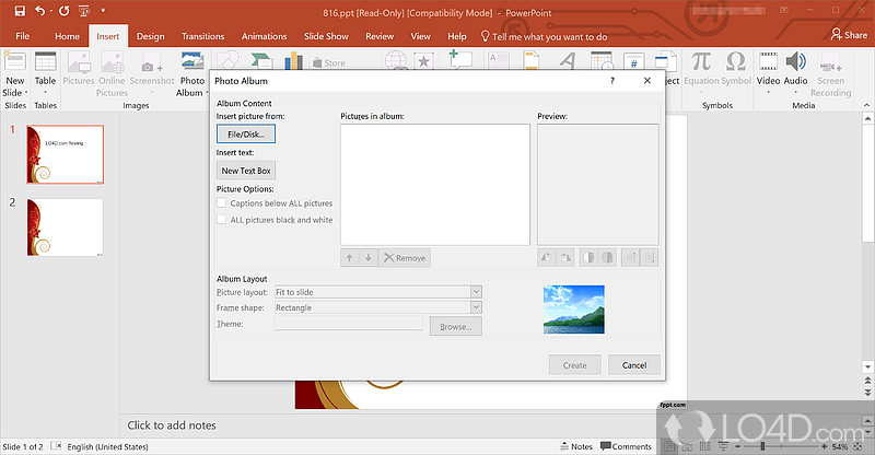 Office Home & Business - Screenshot of Microsoft Office 2016