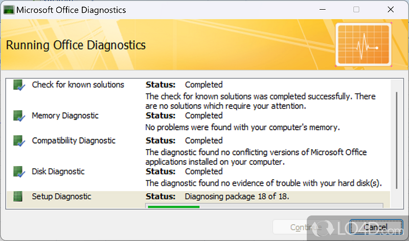 Most used suite for management - Screenshot of Microsoft Office 2007