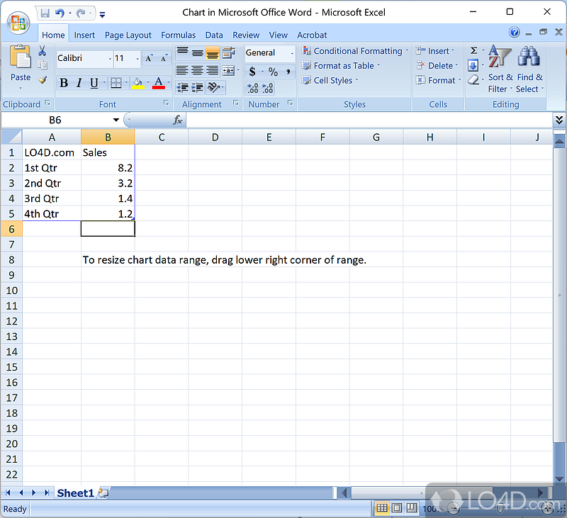Microsoft Office 2007: Word - Screenshot of Microsoft Office 2007