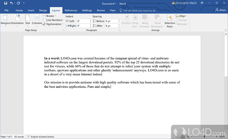 Several new features and improvements to existing features - Screenshot of Microsoft Office 2016